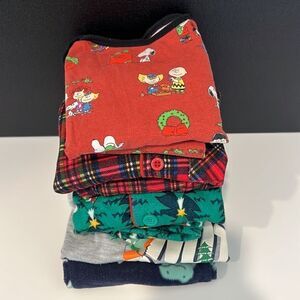 Lot of 4 Holiday Pajama Sets